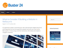 Tablet Screenshot of buster24.com.au